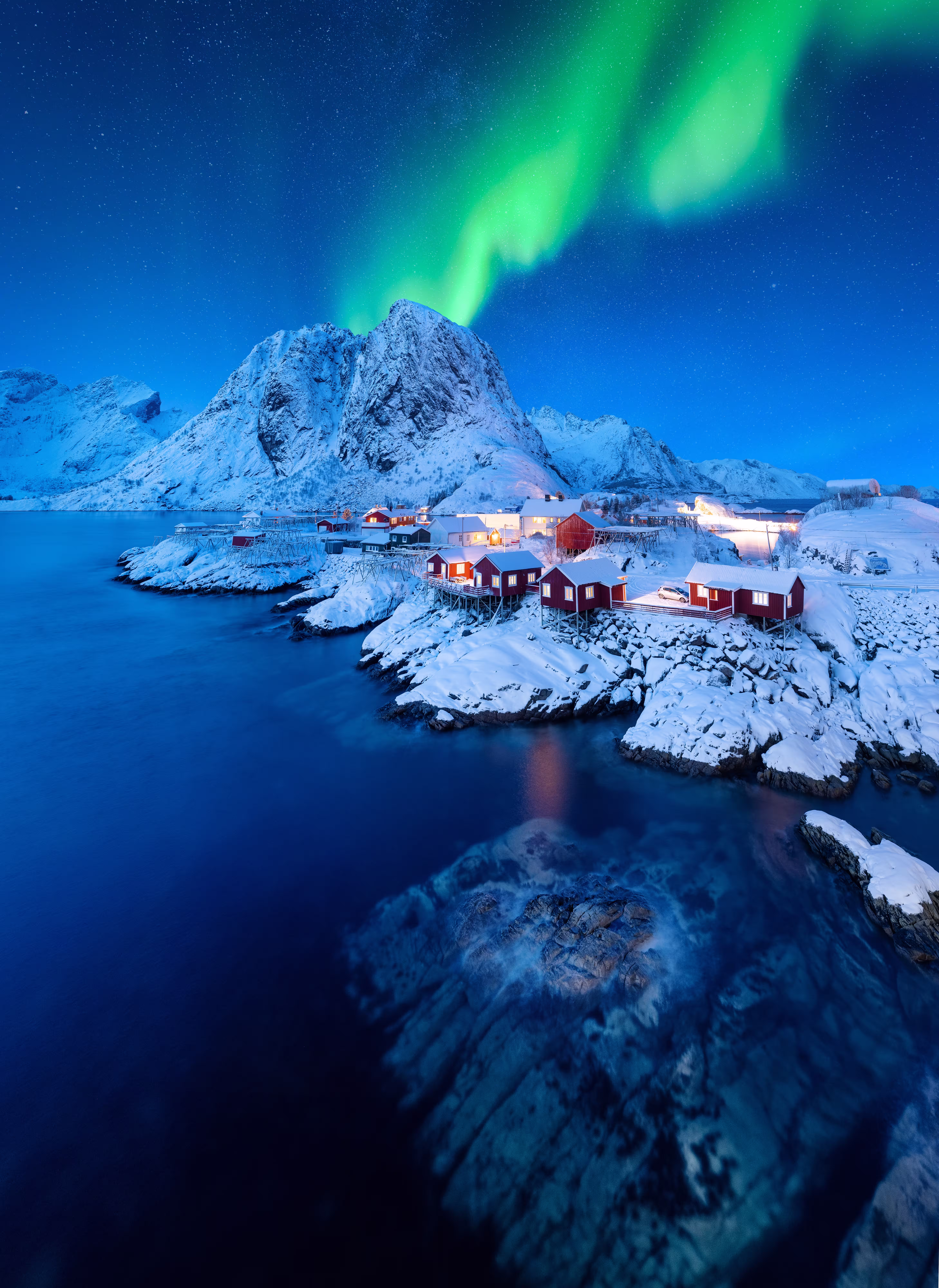 Aurora Borealis over Hamnøy