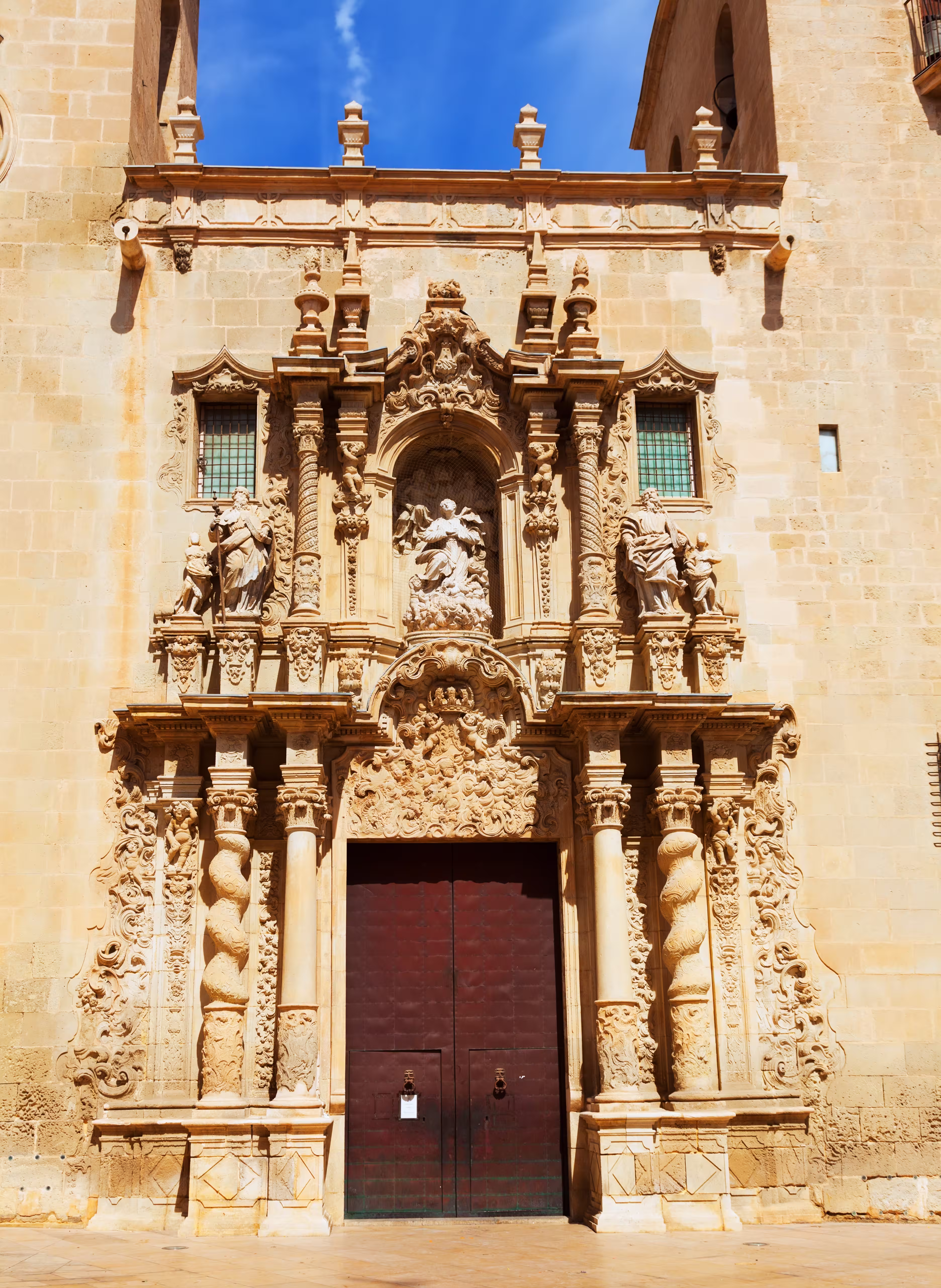 Historic Basilica of Santa Maria in Alicante, Spain