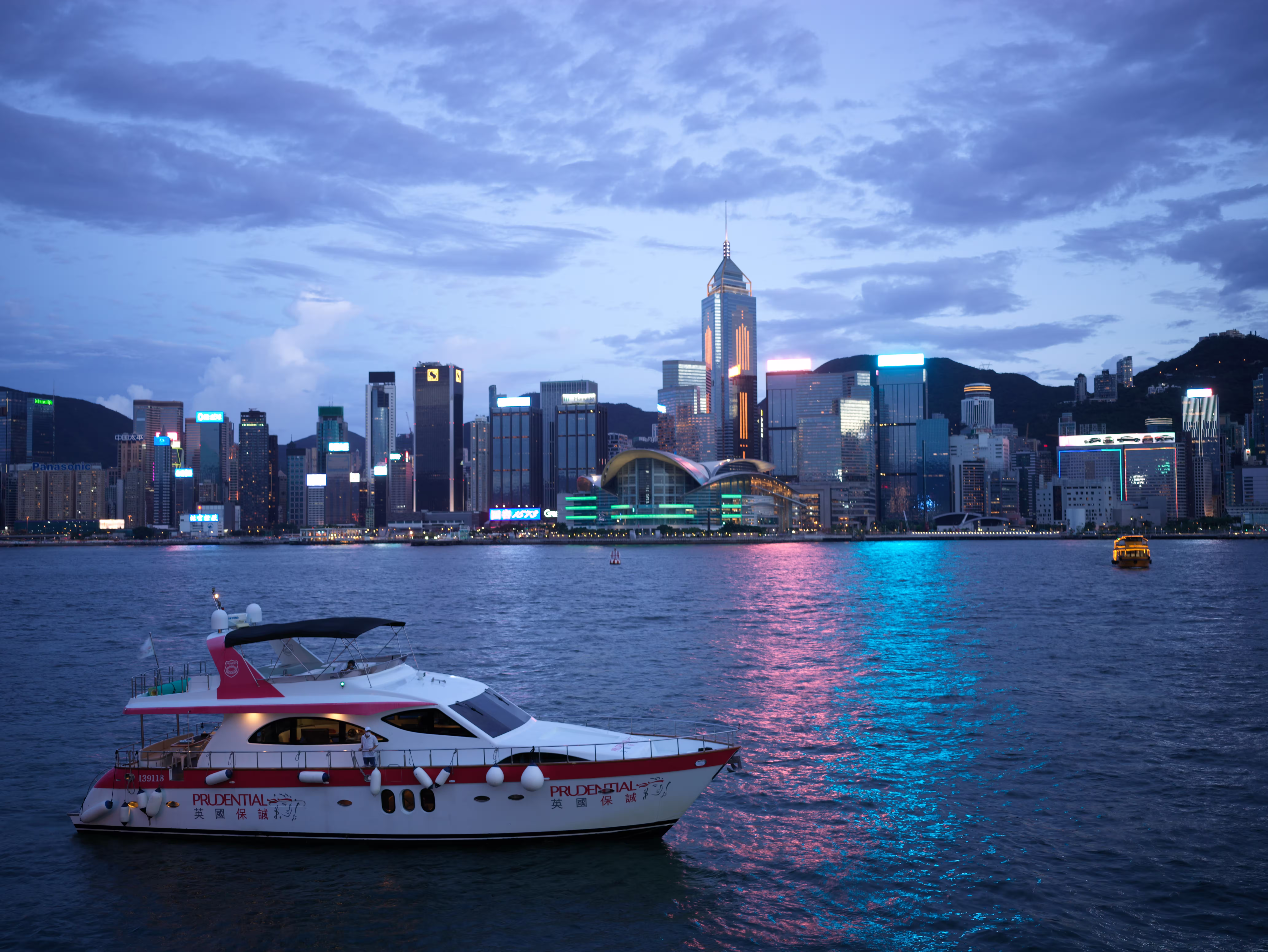 Hong Kong skyline and Victoria Harbour