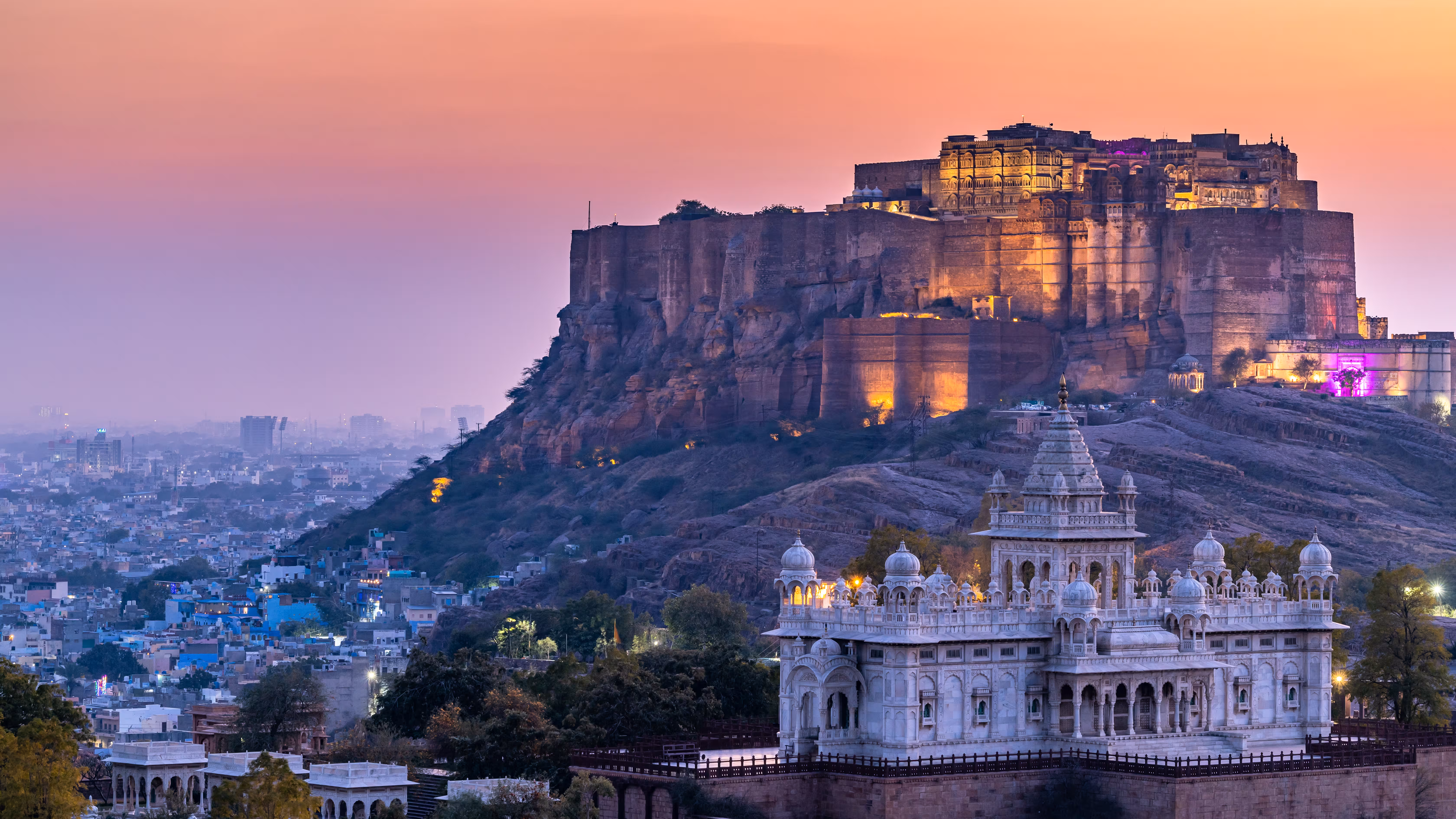 Jaswant Thada in Jodhpur, India