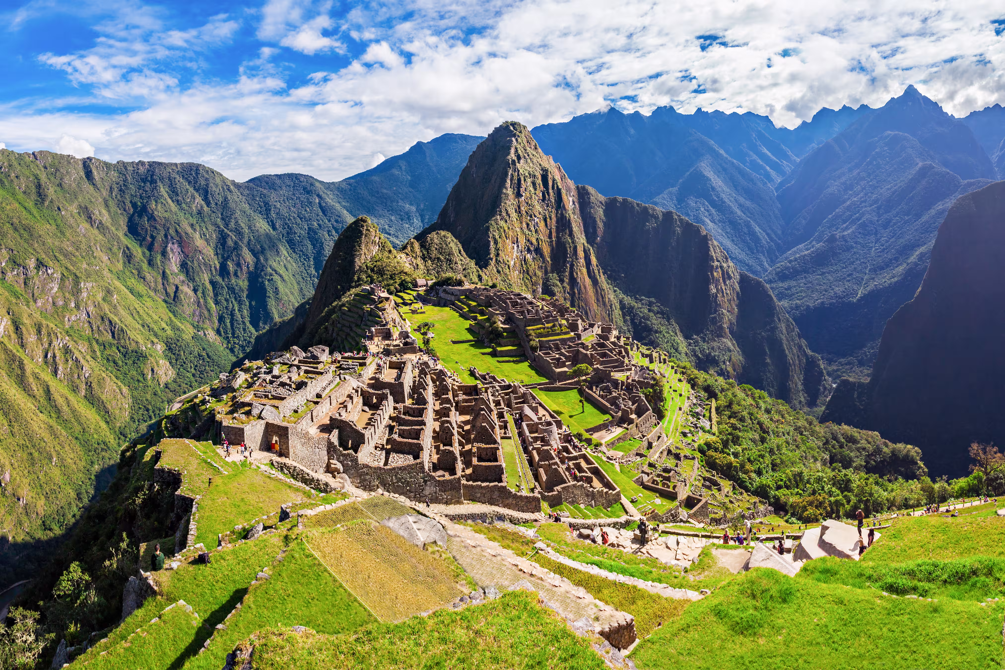 Machu Picchu ancient Inca citadel in Peru