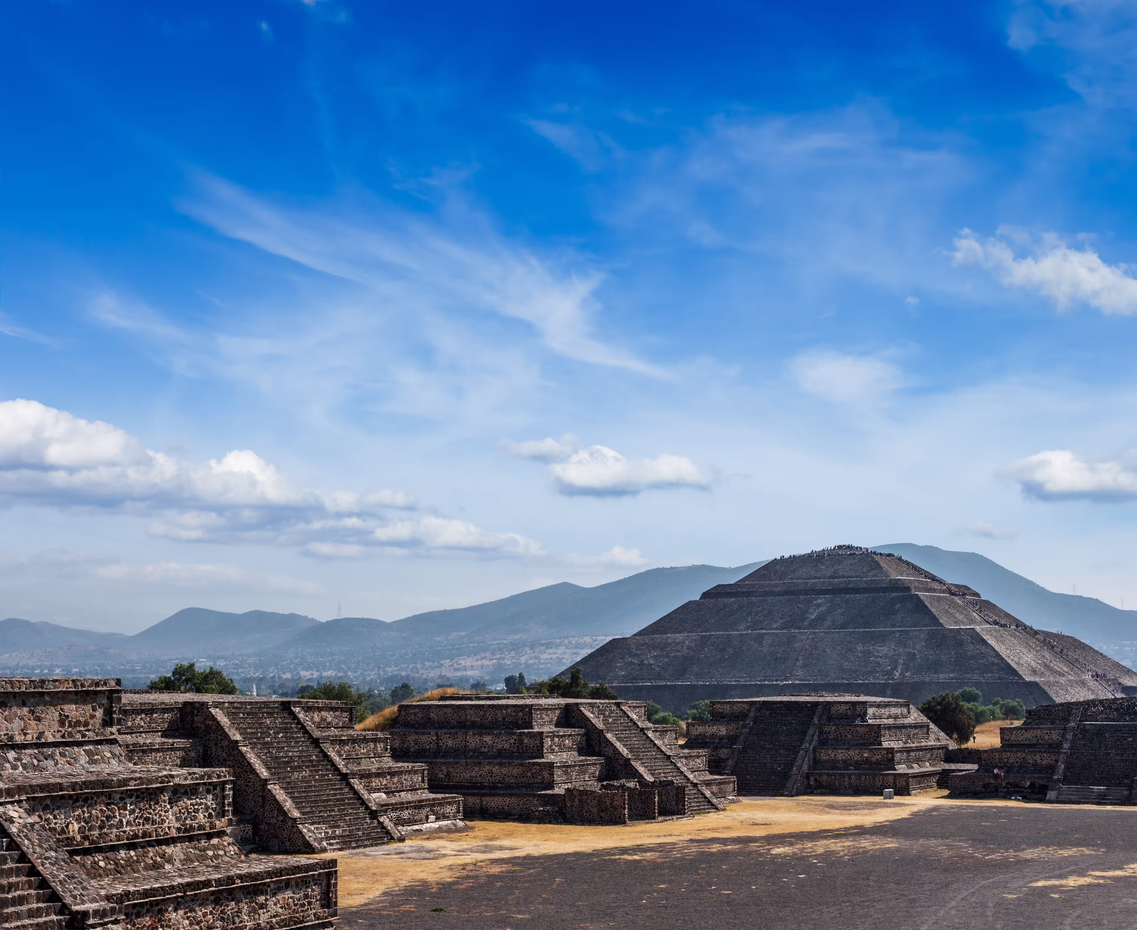 Teotihuacan pyramids in Mexico