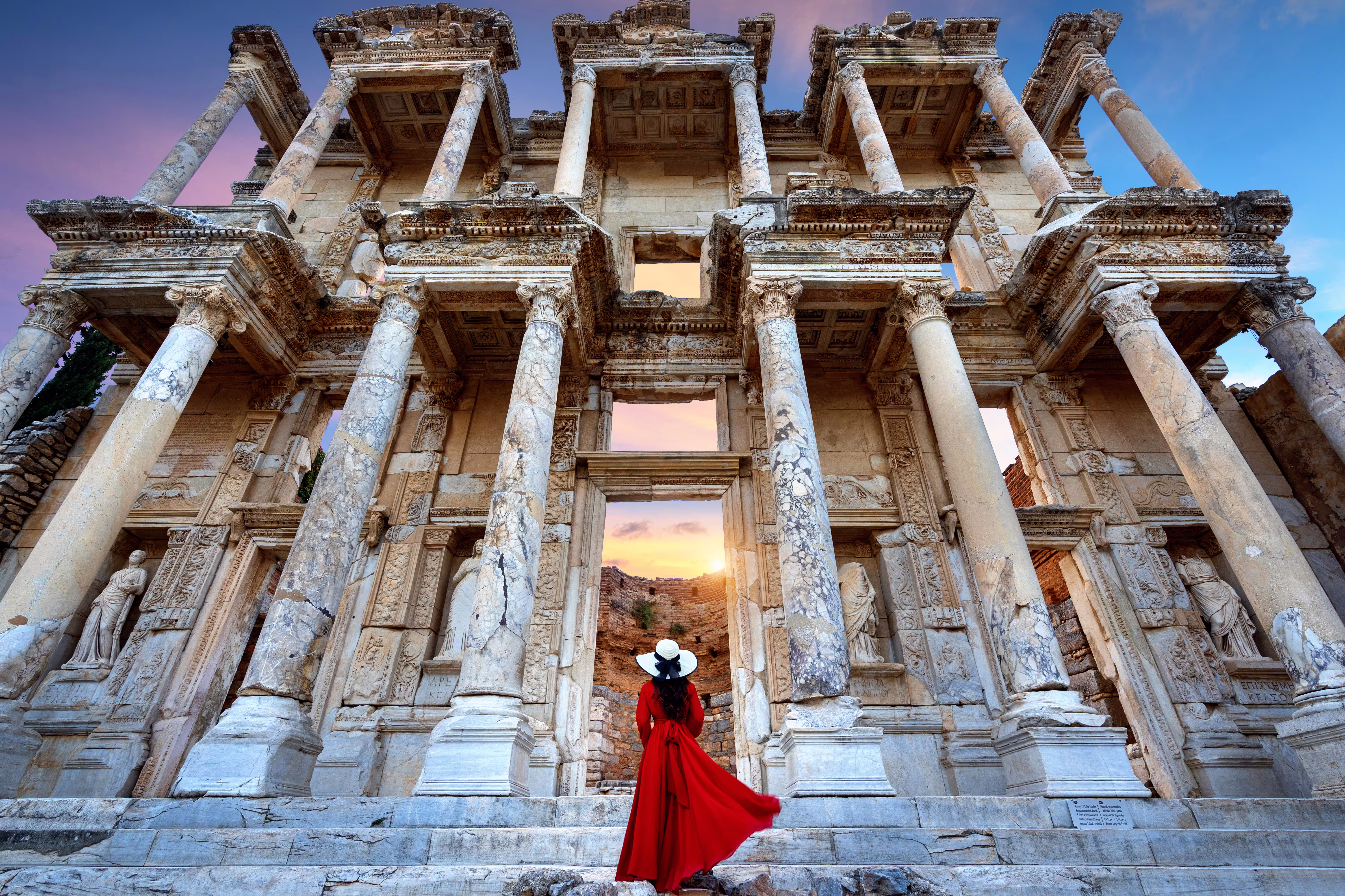 Celsus Library at Ephesus ancient city